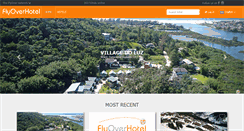 Desktop Screenshot of flyoverhotel.com