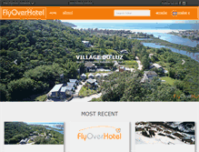 Tablet Screenshot of flyoverhotel.com